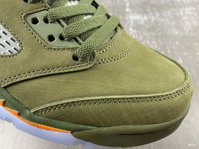 Bmlin Shoes DD0587-308 Air Jordan 5 Olive 0801